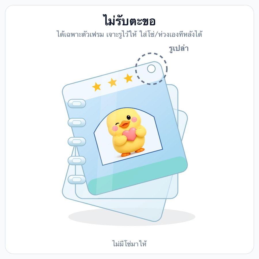 ไม่รับตะขอ