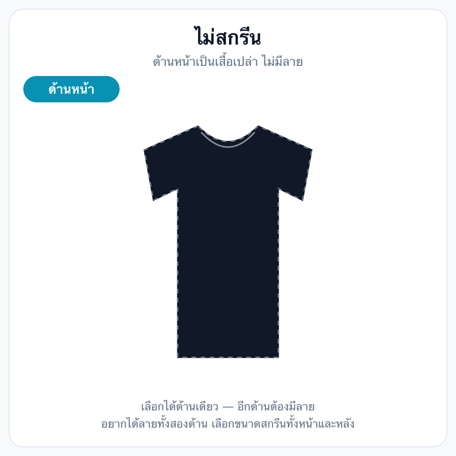 ไม่สกรีน