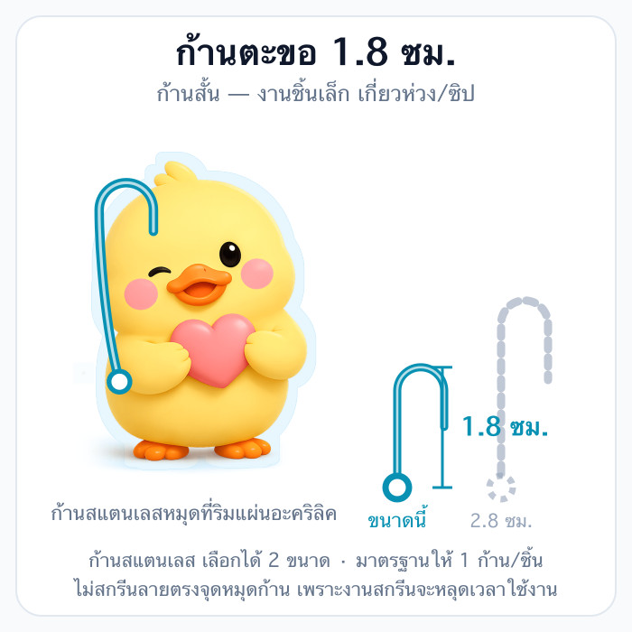 เล็ก (ขนาด 1.8 cm)