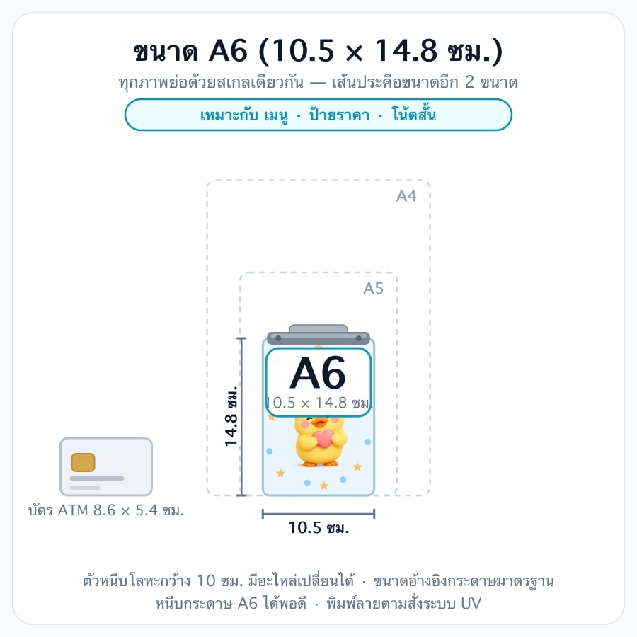 ขนาด A6