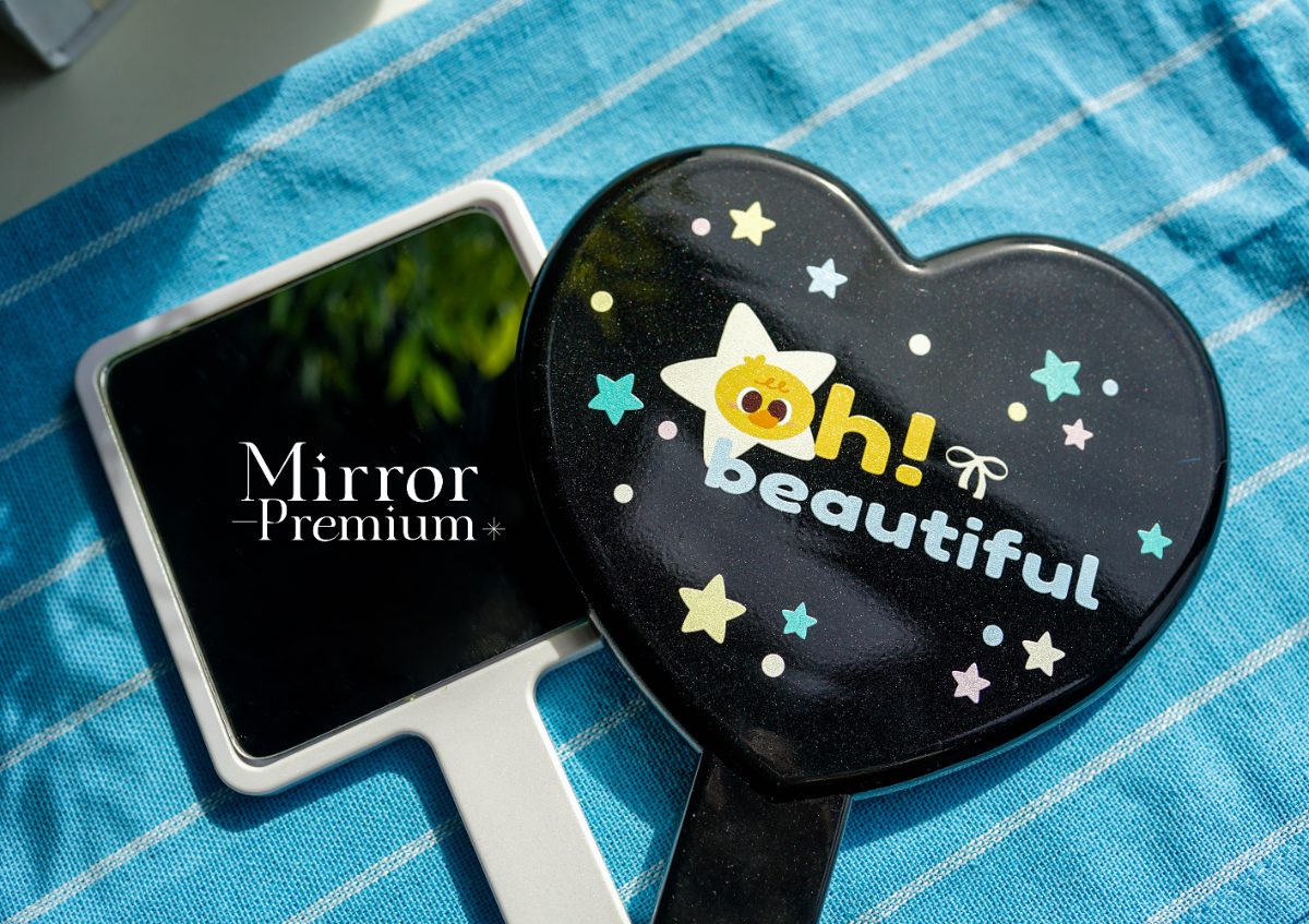 ขนาดกระจกถือ (Mirror)