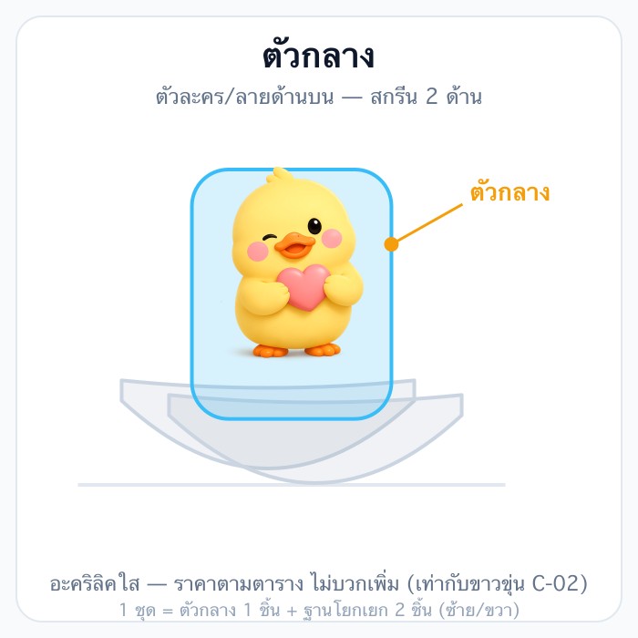 อะคริลิคใส