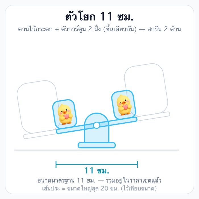 11 ซม. (มาตรฐาน)