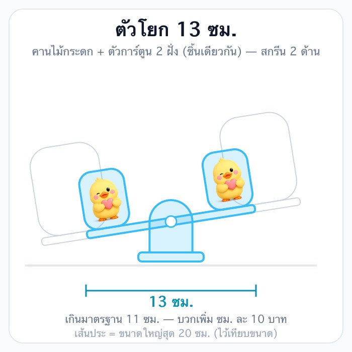 13 ซม.