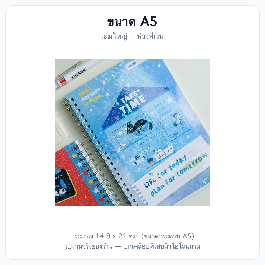 A5 (14.8 x 21 ซม.)