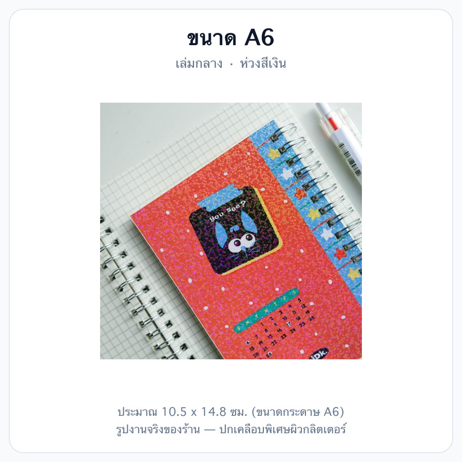 A6 (10.5 x 14.8 ซม.)