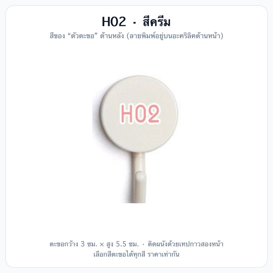 H02 สีครีม
