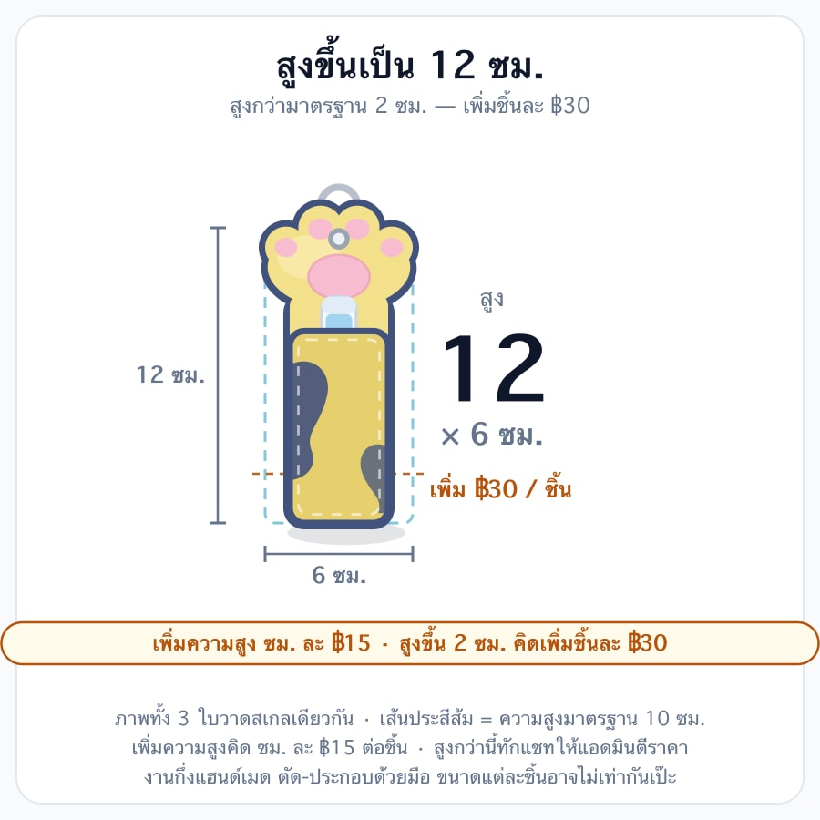 12 × 6 ซม.