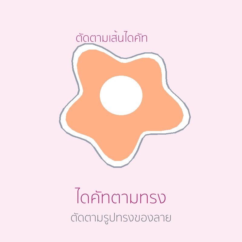 ไดคัทตามทรง
