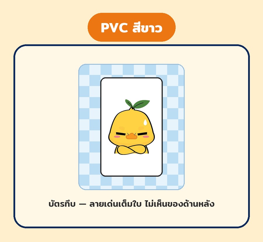 PVC สีขาว