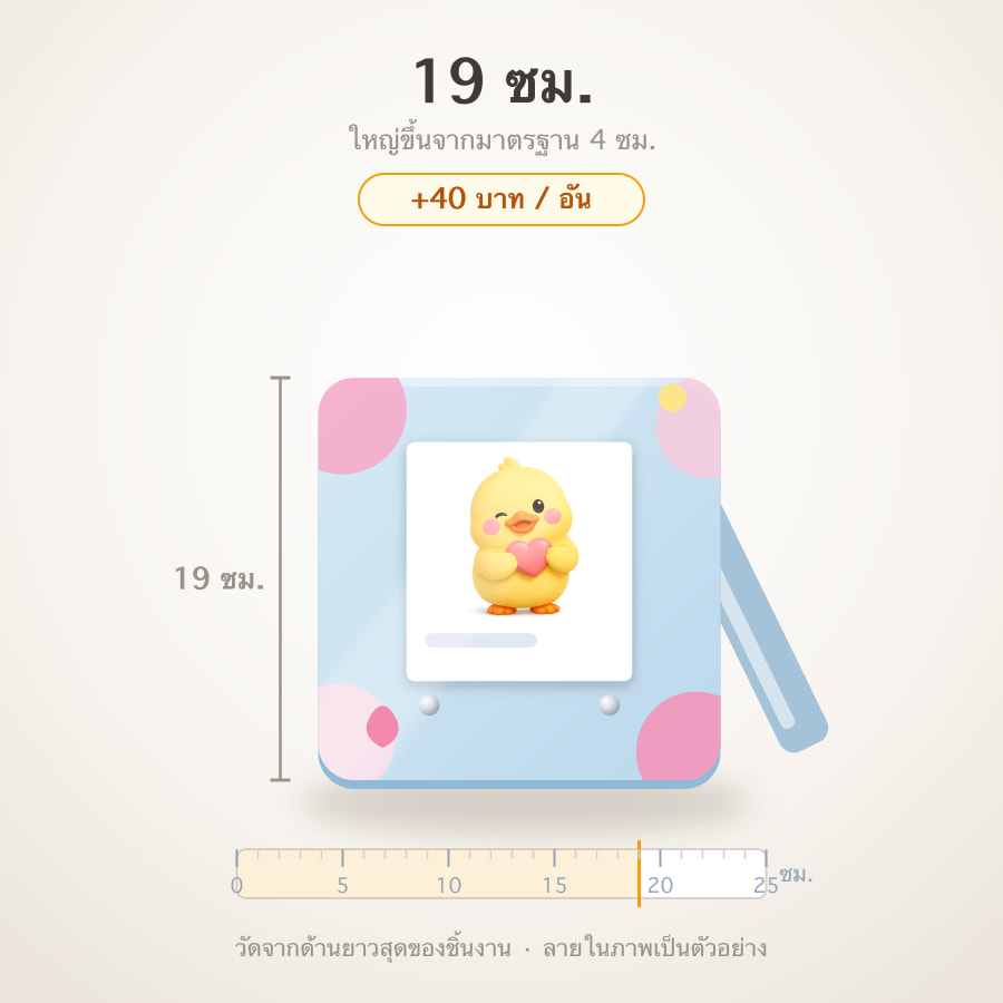 19 ซม.