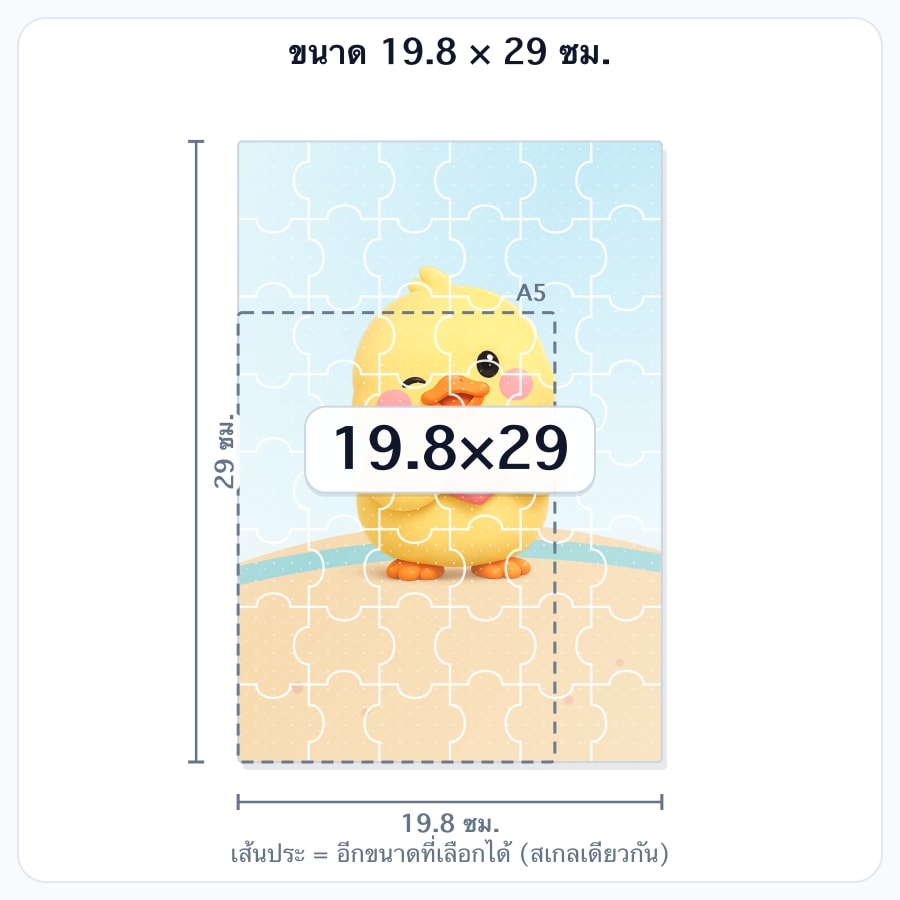 ขนาด 19.8*29 cm