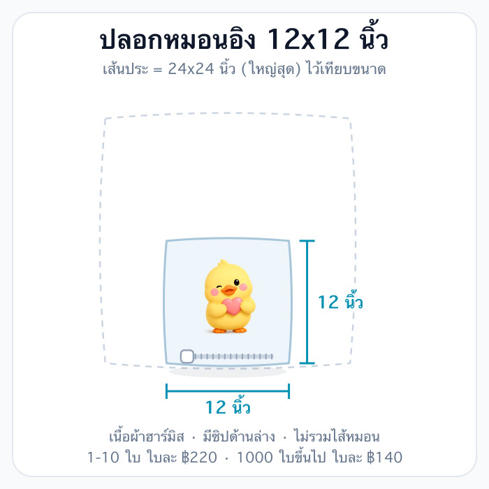 12x12 นิ้ว