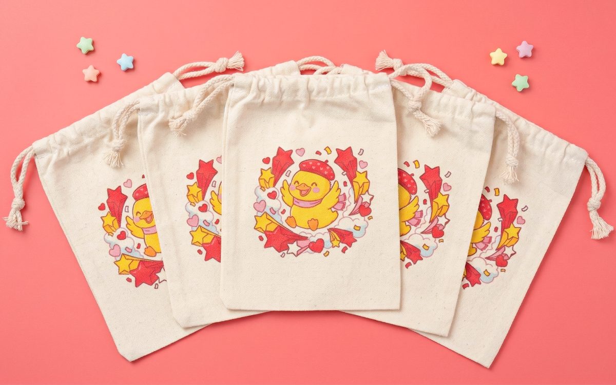 ขนาดถุงผ้าหูรูด (DRAWSTRING BAG)