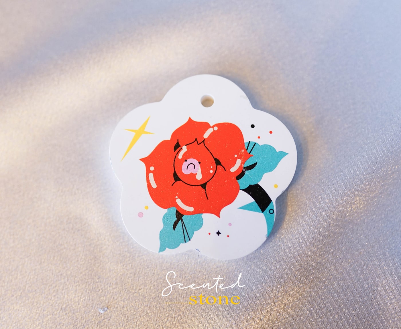 Plum blossom (ดอกไม้) ~6.9x6.6 ซม.