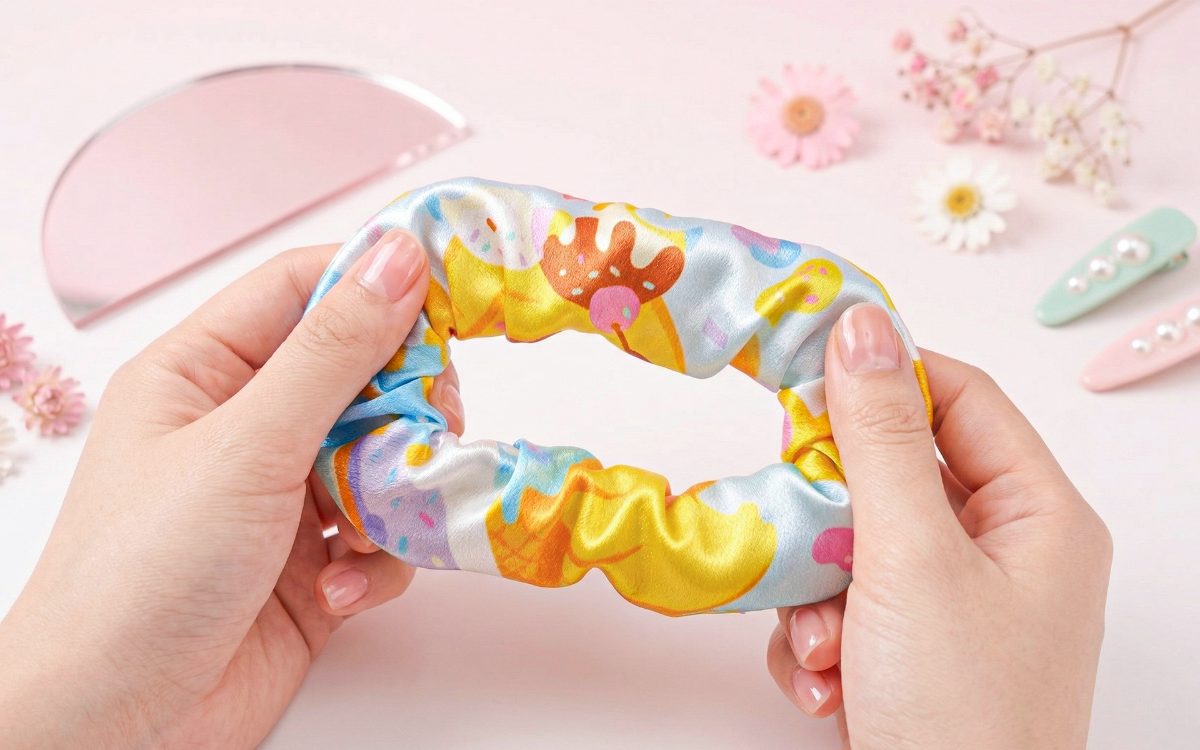 ขนาดยางรัดผม (Scrunchy)