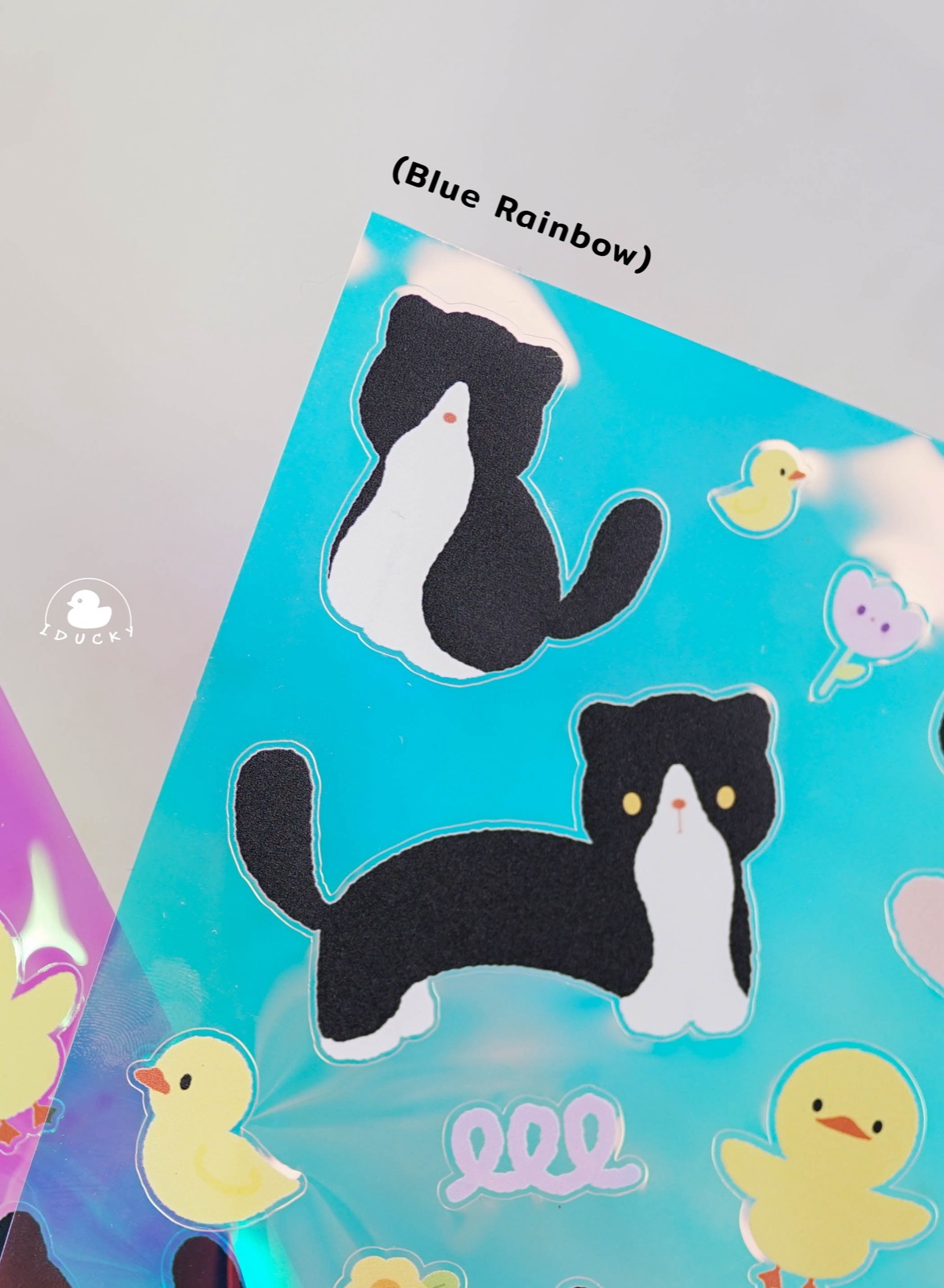 สติ๊กเกอร์ฟิล์ม Blue RainBow